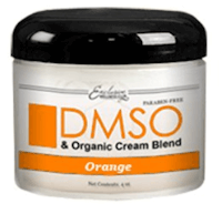 DMSO Low Odor Organic Hydrating Cream (Orange)