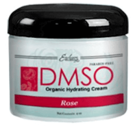 DMSO Low Odor Organic Hydrating Cream (Rose)